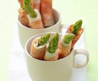 Recette ballotins d'asperges et de jambon cru pour un apero dinatoire