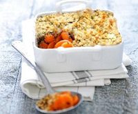 Recette crumble de carottes pour un apero dinatoire