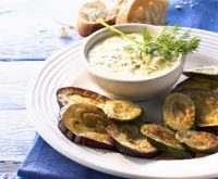 Recette beignets de courgettes et d'aubergines pour un apero dinatoire