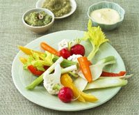 Recette dips de légumes frais pour un apero dinatoire