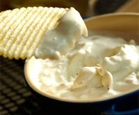 Recette dip au bleu et oignon caramélisé pour un apero dinatoire