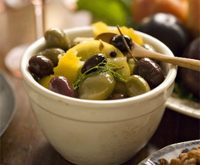 Recette olives marinées pour un apero dinatoire
