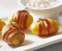 Recette bouchées de pommes de terre au lard pour un apero dinatoire