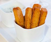 Recette bâtonnets de polenta pour un apero dinatoire