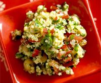 Recette taboulé de quinoa aux crevettes pour un apero dinatoire