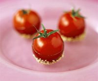 Recette tomates caramélisées au sésame pour un apero dinatoire