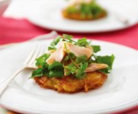 Recette rösti de pommes de terre à la truite pour un apero dinatoire